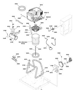 Part Location Diagram of 3597750005E1 Briggs and Stratton Replacement Engine
